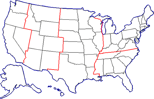 distribution map